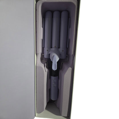 Luxe + Willow Ultra Ripple Effect Triple Barrel Waver. 1 Inch New Digital