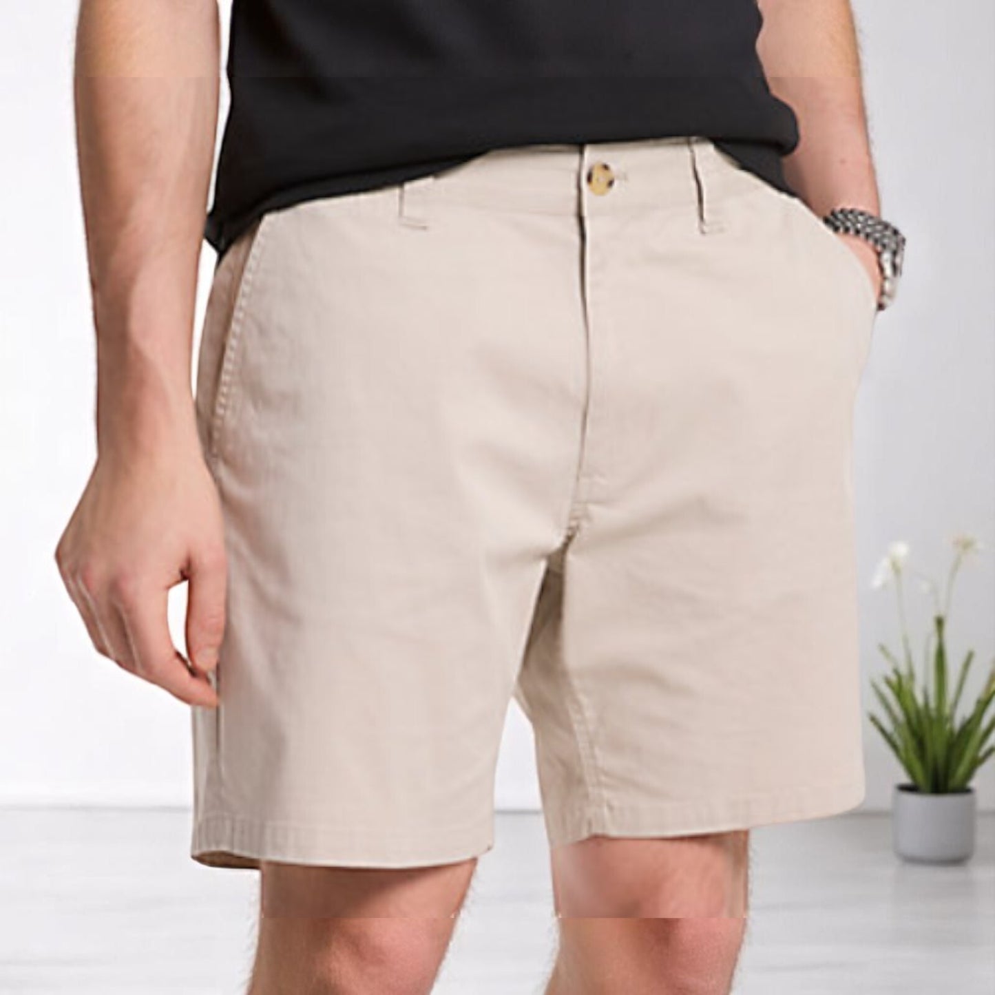 Michael Kors Mens Stretch Cotton Shorts - Size 32 - 38 White, Blue, Beige - NWT