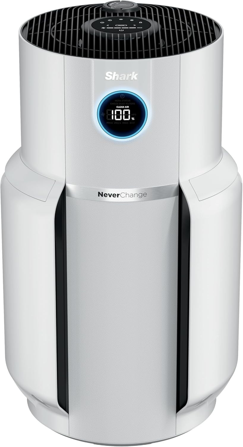 Shark - NeverChange Air Purifier MAX, 5-Year Filter Life, HP302 - White