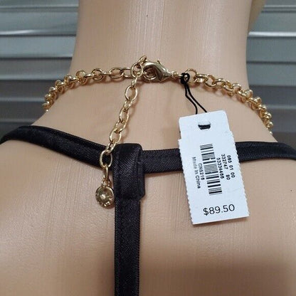 TALBOTS MULTI STRANDED FAUX PEARL STATEMENT NECKLACE