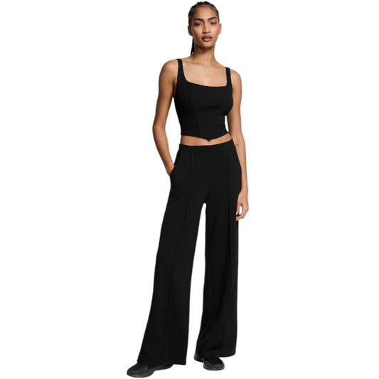 Victoria s Secret VSX Featherweight Knit Wide-Leg Pant, MED
