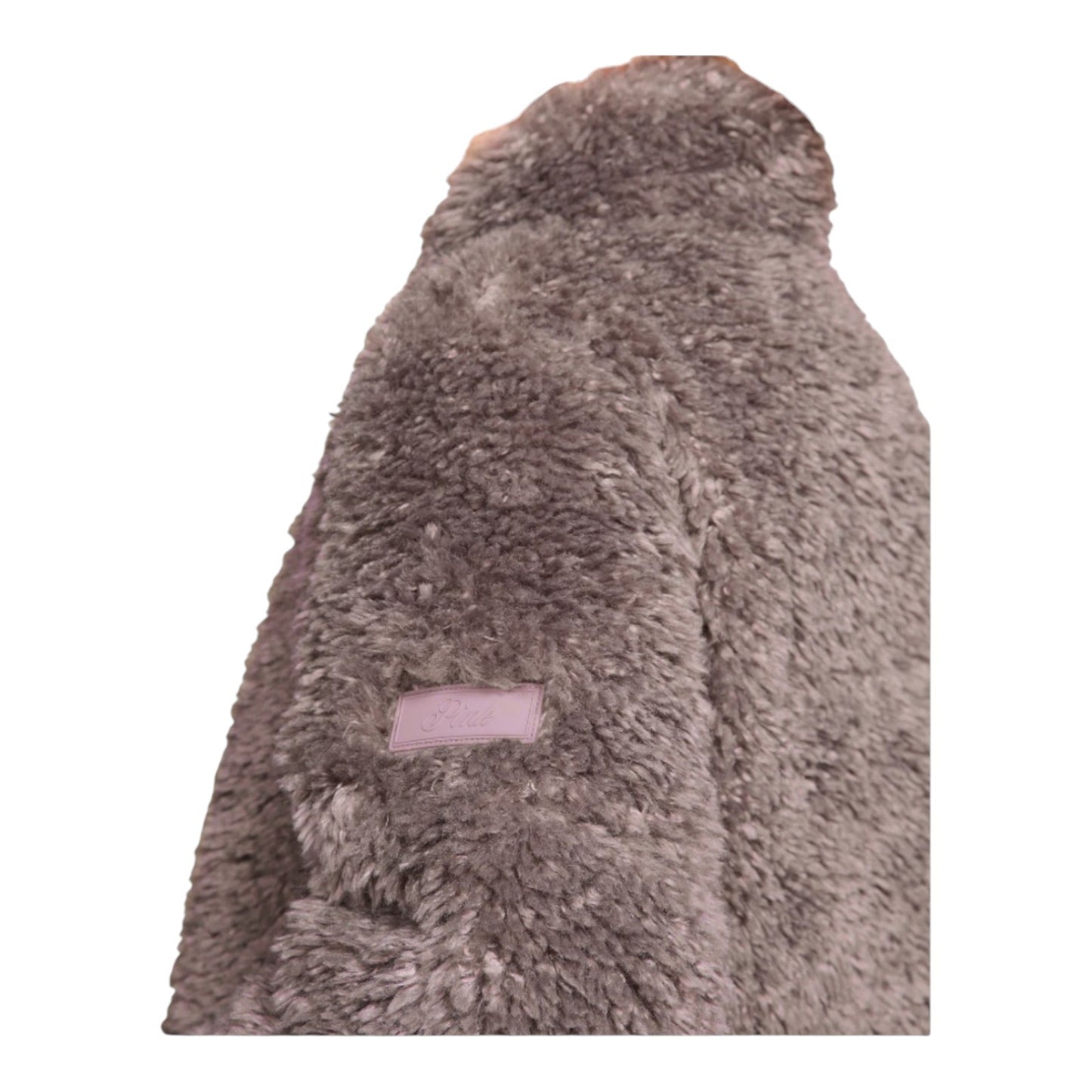 Victoria's Secret Pink Puffer Coat Teddy Jacket Purple Cozy Quilted