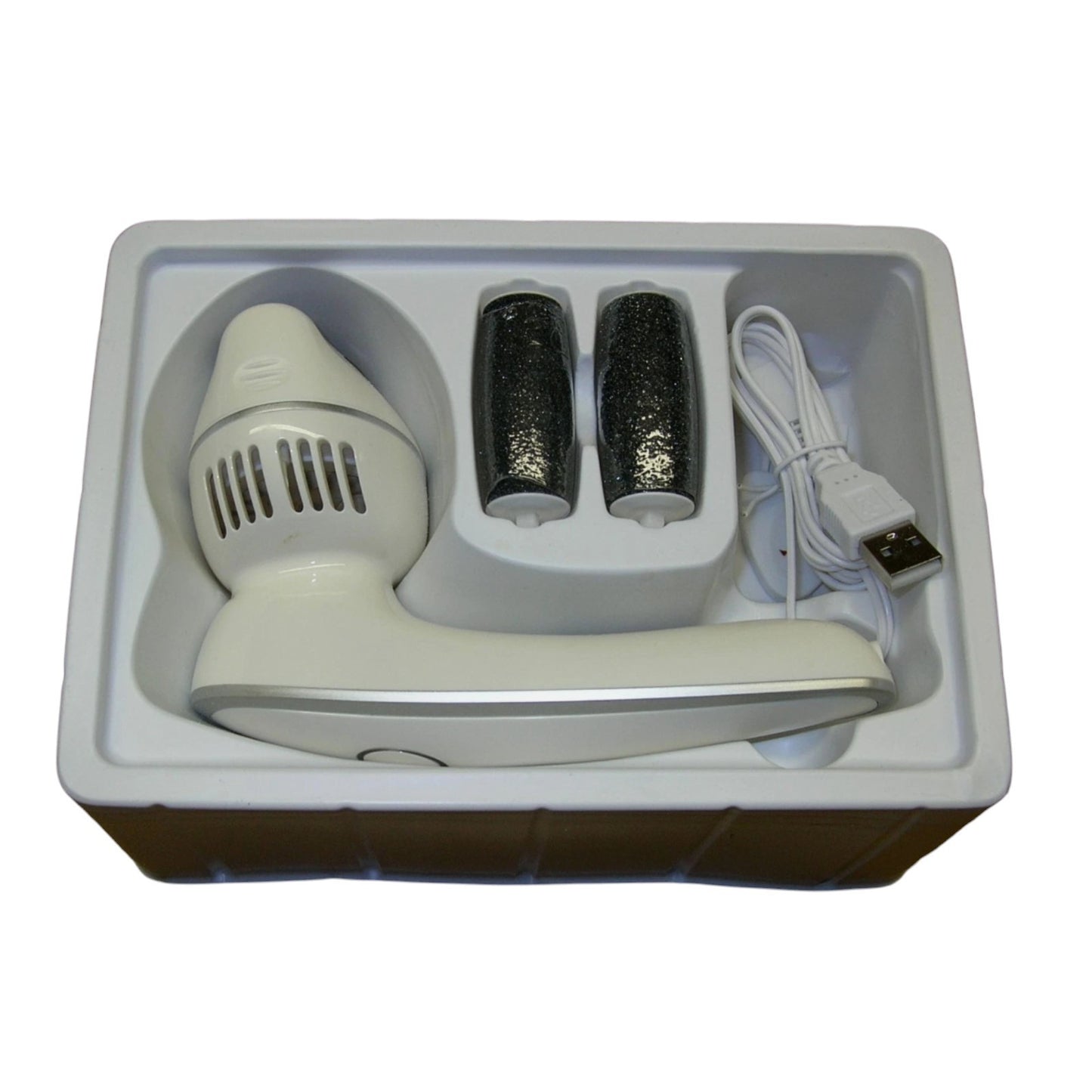 Sharper Image Rechargeable Callus Vacuum, 2 Speed, Model210203-01 brand new