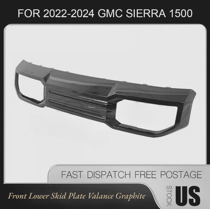 GM OEM 22-24 Sierra 1500 Graphite Front Bumper Skid Plate 84878750