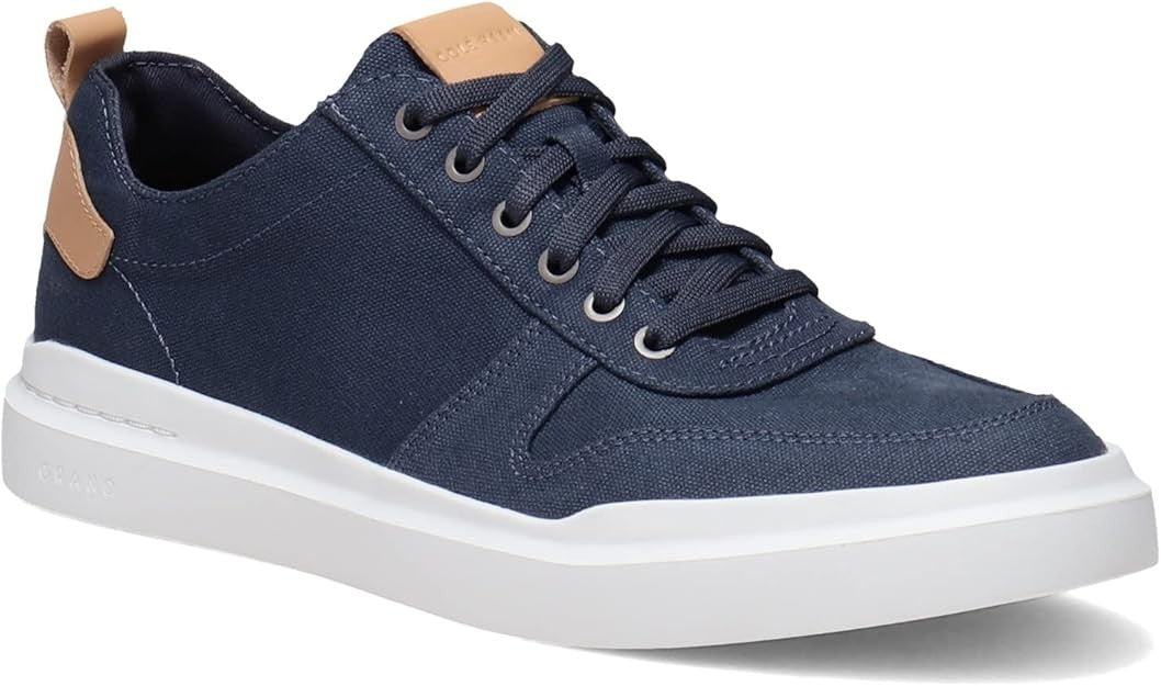 New Cole Haan Mens Grandpro Rally Canvas Court Sneakers - Black or Indigo