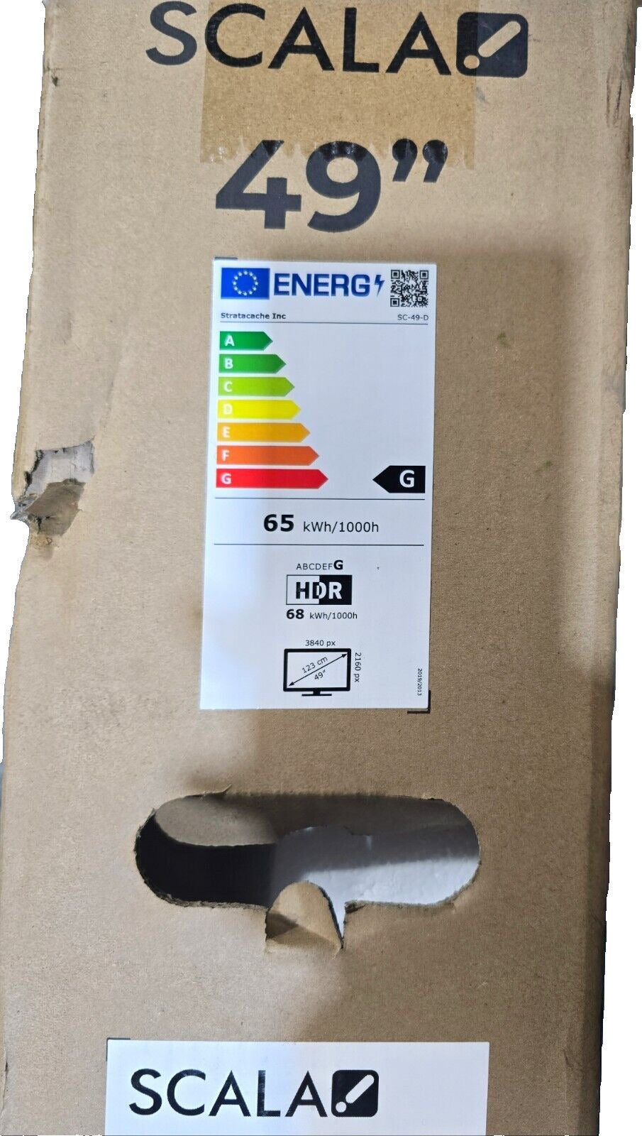 Scala SC-49-D Front Digital Signage, 49"