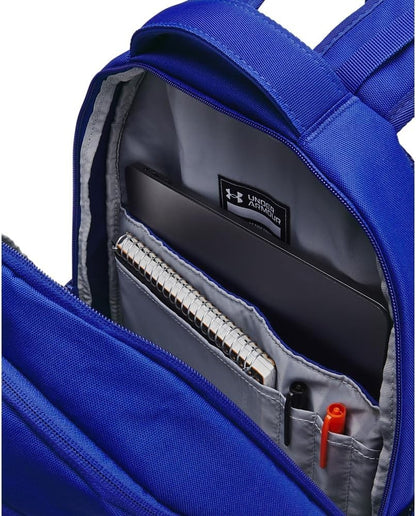 Under Armour Unisex-Adult Hustle 6.0 Backpack, (401) Royal/Royal/Metallic Silver