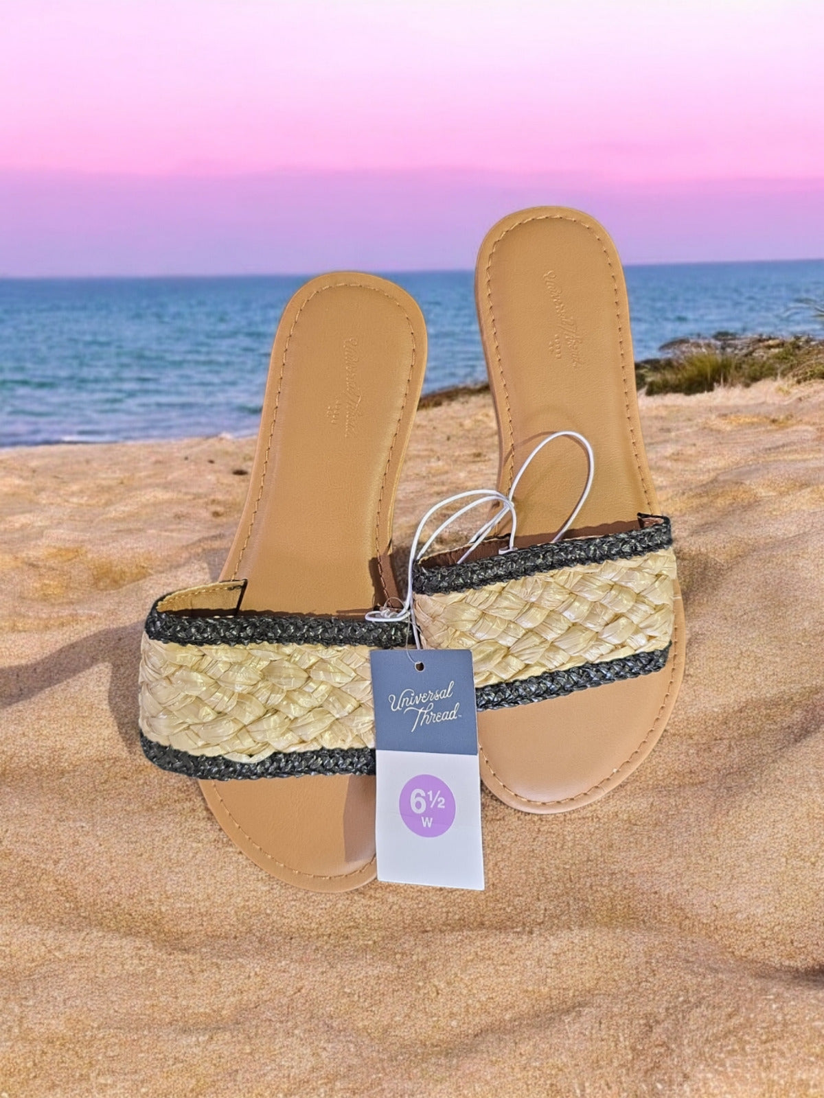 Universal Thread Women's Sandals, Size 6 1/2W