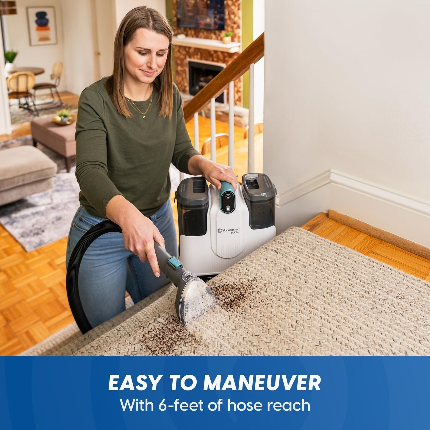 Vacmaster Portable Carpet & Upholstery Spot Cleaner Machine