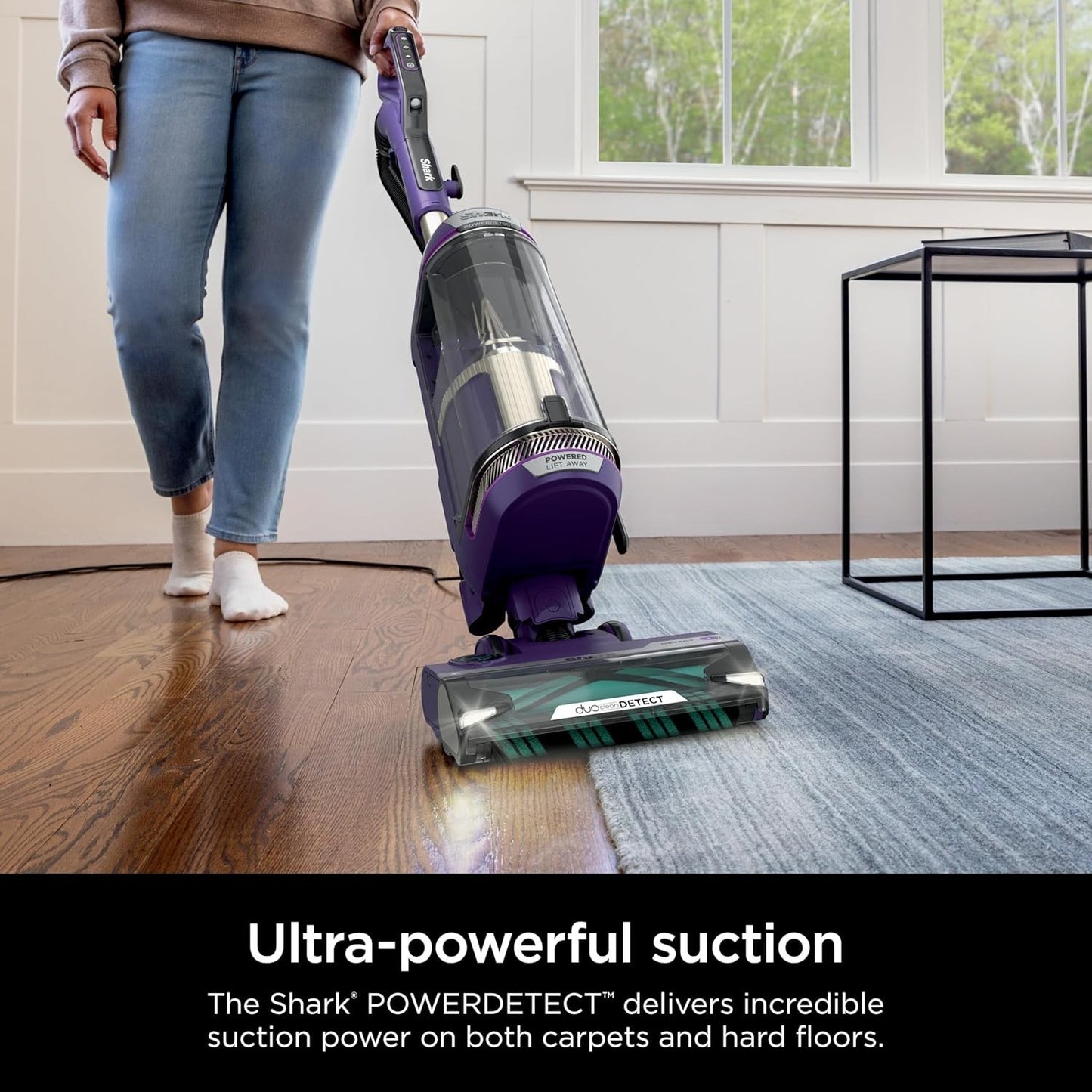 Shark - PowerDetect Upright Vacuum with DuoClean Detect Technology - AZ4002  NEW