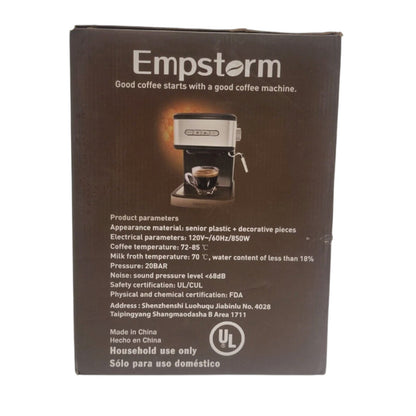 Empstorm Espresso Machine 20 Bar, 2 in 1 Espresso w/Steam pressure coffee Maker