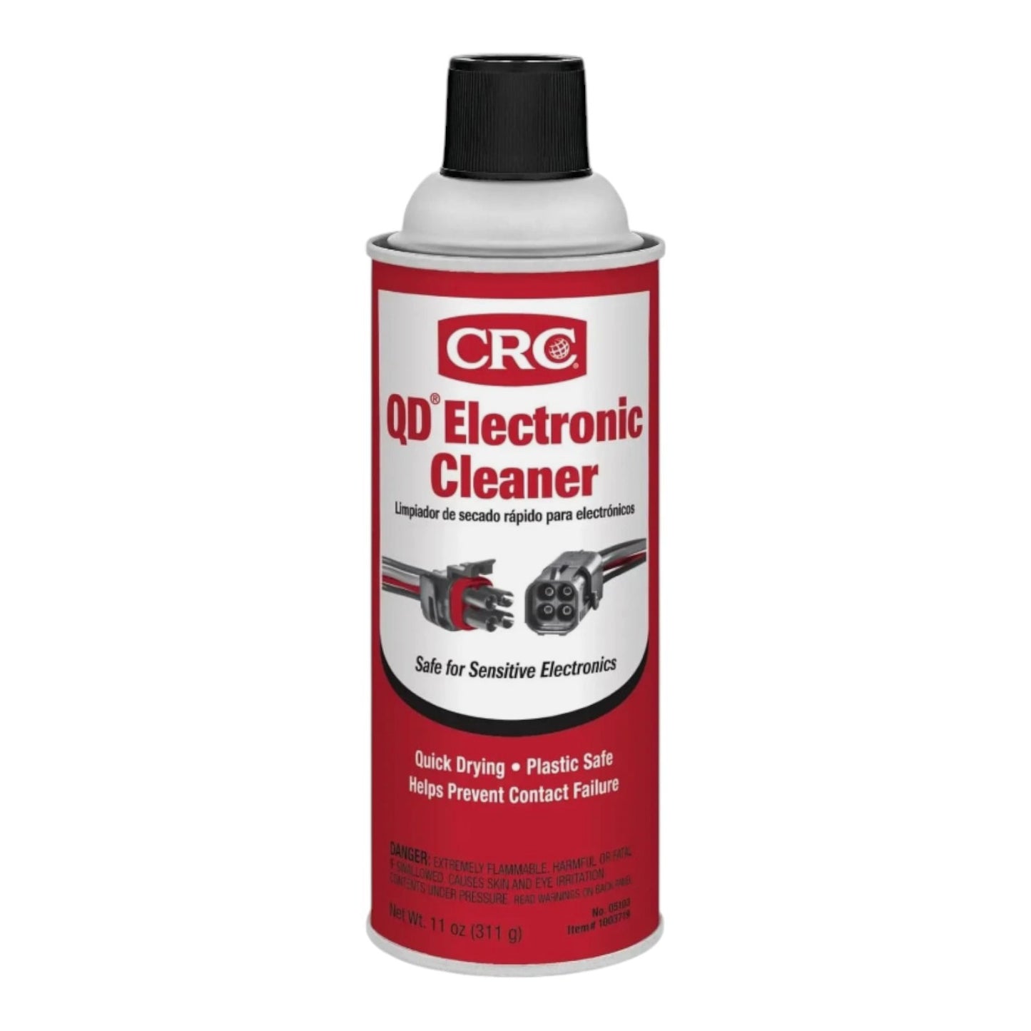 CRC 05103 QD Electronic Quick Drying Formula Contact Cleaner 11 Oz. Pack of 6