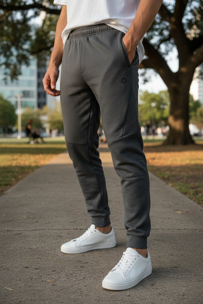 Skora Quick Dry Joggers Men’s Grey Stretch Athletic Pants Workout Gym Pants