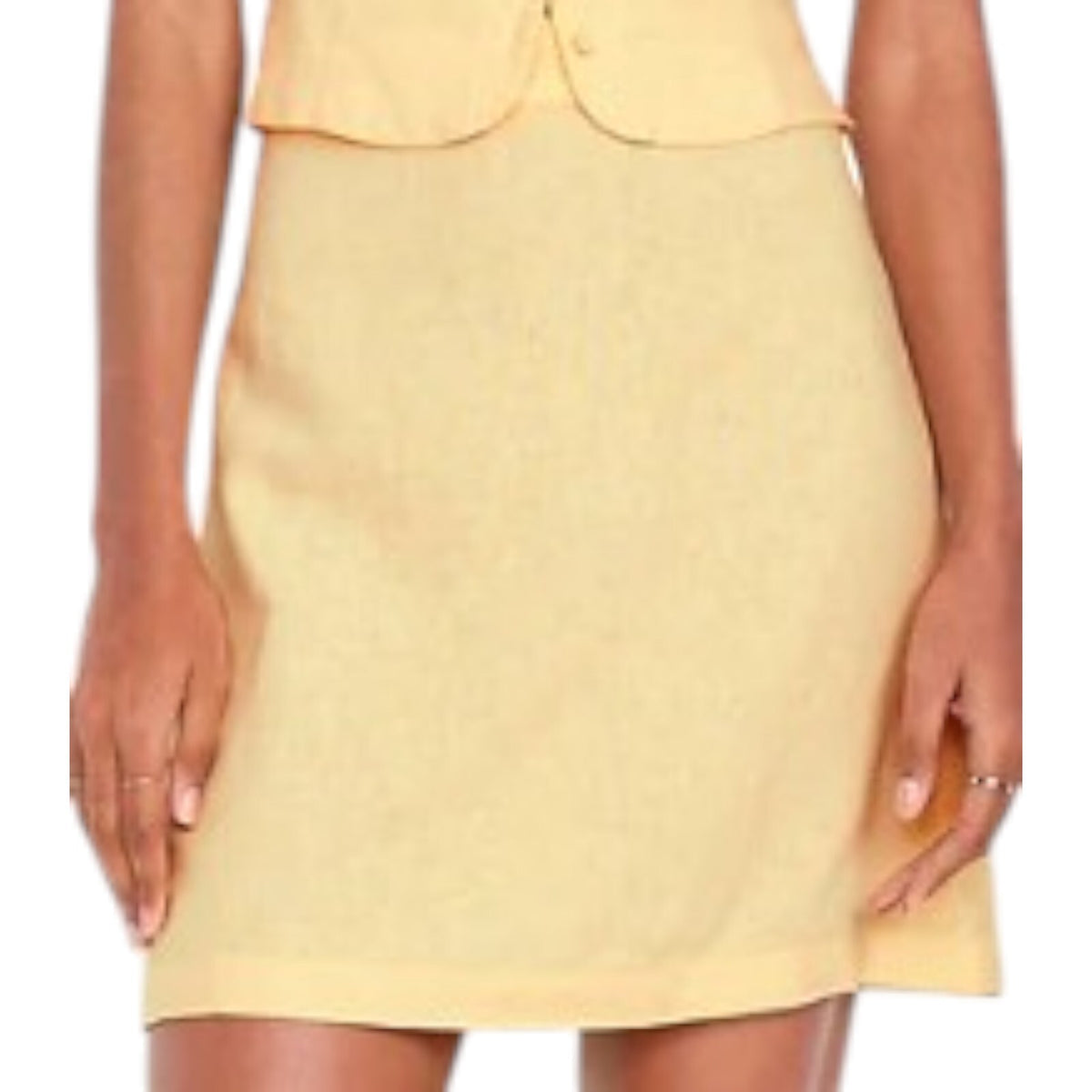 Old Navy Women High-Waisted Linen Blend A-Line Mini Skirt - Size: XL - NWT