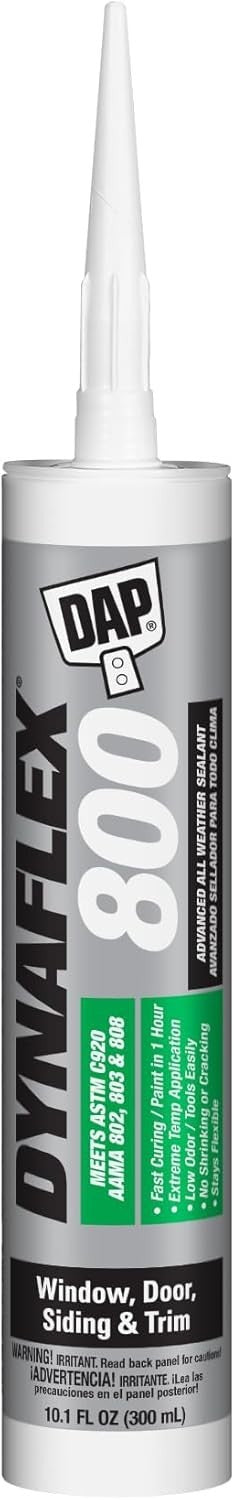 DAP Dynaflex 800 Advanced All Weather Sealant, Light Bronze, 10.1 Oz, 7079880836