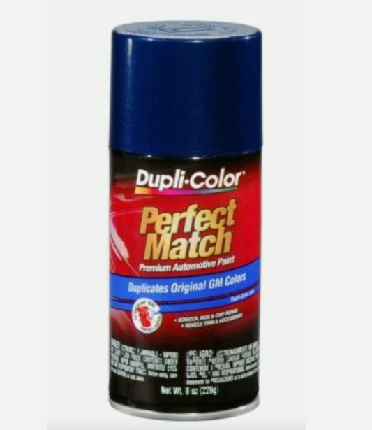 Dupli-Color Perfect Match Automotive Spray Paint GM Dark Blue Metallic 28 WA8264