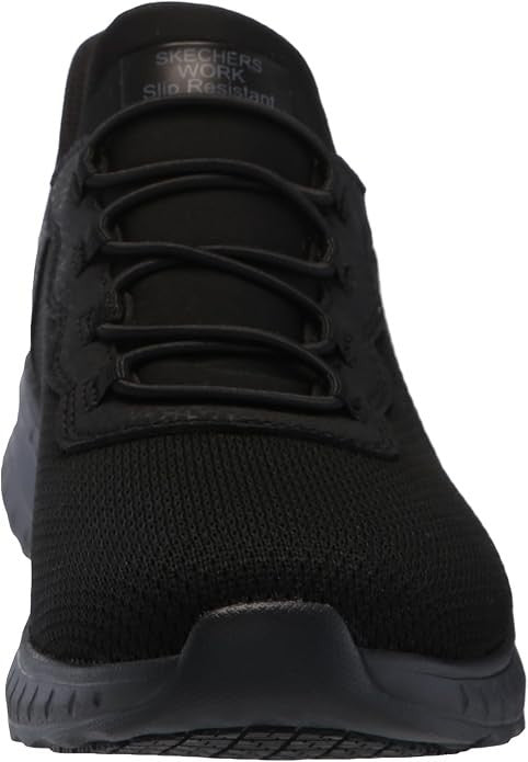 Skechers Women's Slip-ins Work Squad Chaos SR Jasul Shoes Black - 108194