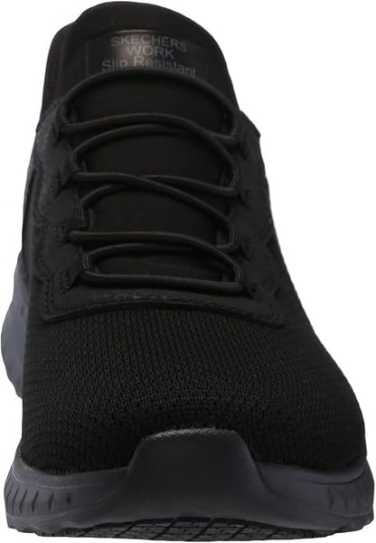 Skechers Women's Slip-ins Work Squad Chaos SR Jasul Shoes Black - 108194
