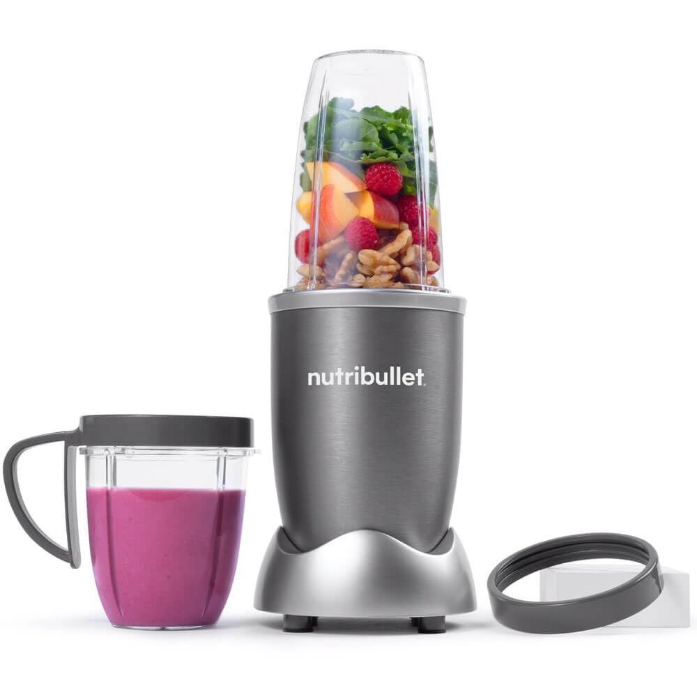 NutriBullet 8-Piece High-Speed Blender/Mixer System, Gray