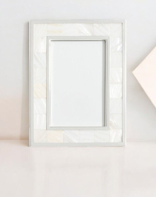 Pottery Barn Mother Of Pearl Frame, 4" X 6"