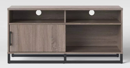 Mixed Material TV Stand for TVs up to 54" - Gray - Room Essentials