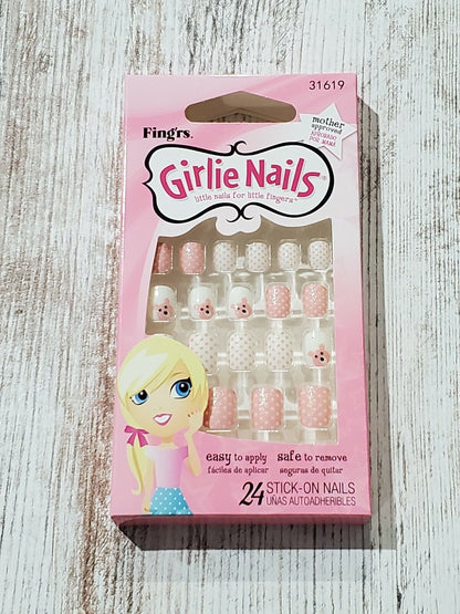 24CT GIRLIE NAILS FULL COVER NAIL STICKERS, Various