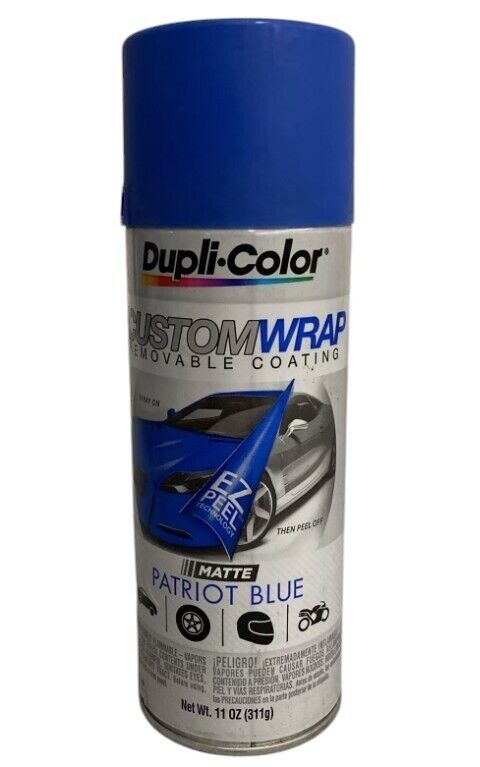 Duplicolor CWRC796 Patriot Blue Custom Wrap Removable EZ Peel For Paint Or Rims