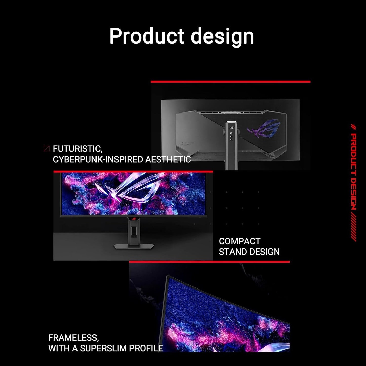 ASUS ROG Strix OLED XG34WCDG Monitor – 34-inch 3440x1440, 175Hz (Above 144Hz)