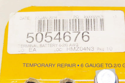 Pack of 9 Napa 728303 Battery Universal Marine TERMINALS 6-2/0 Gauge