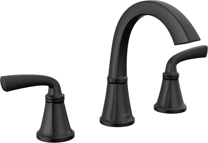 Delta 35864LF-BL Geist  Widespread Bathroom Faucet - Matte Black