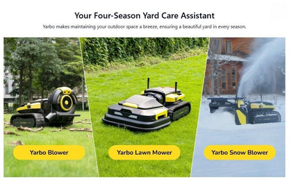 YARBO Intelligent Multi-Functional Yard Robot, Blower, Snow Blower, Lawn Mower