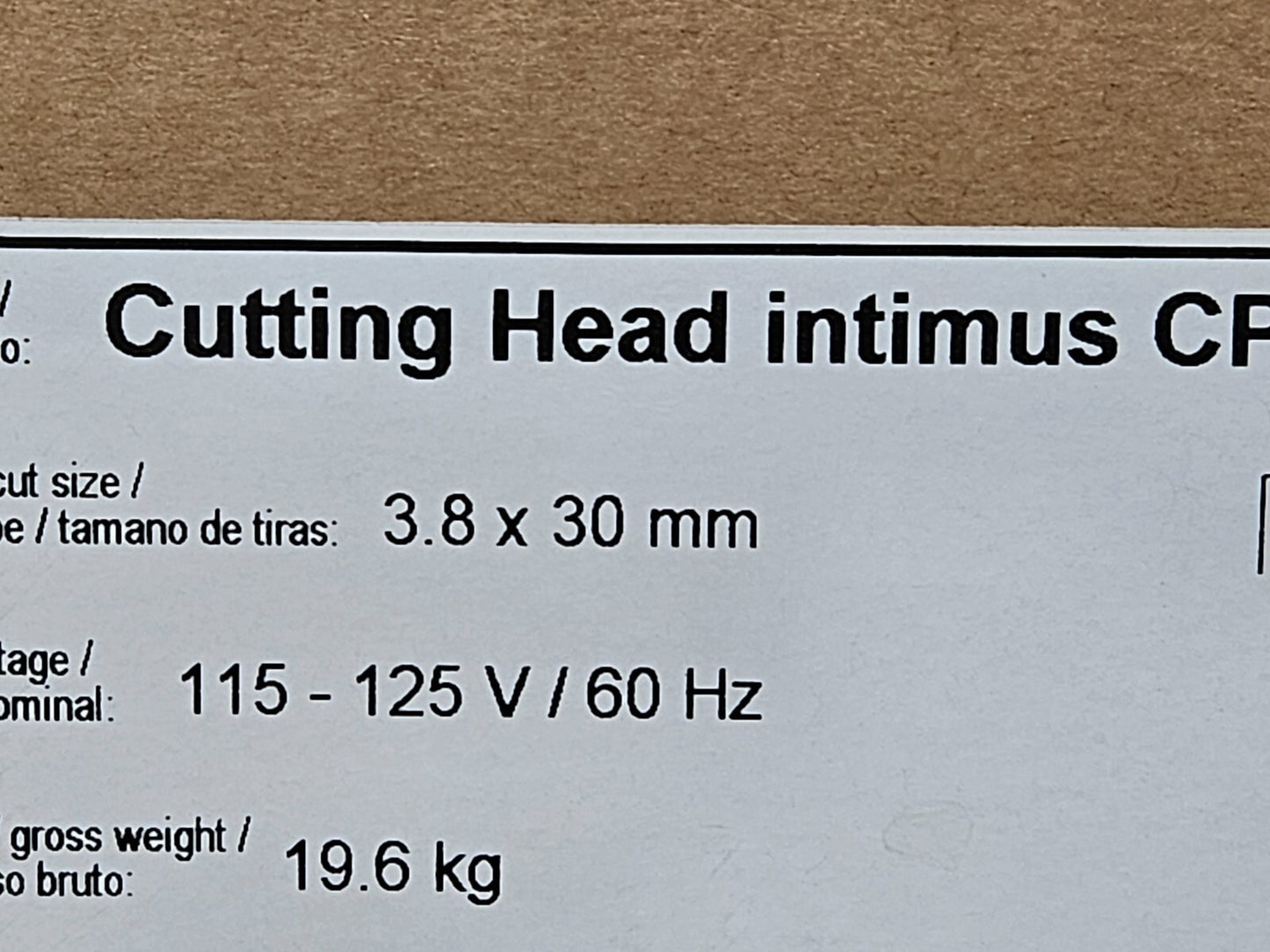 Intimus 45 CP4 Office Shredder (No waste bin included)
