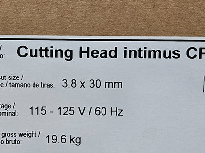 Intimus 45 CP4 Office Shredder (No waste bin included)