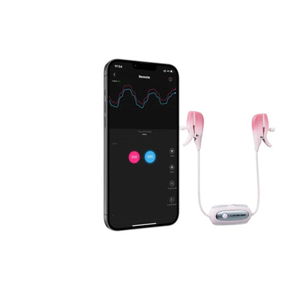 Lovense Gemini Nipple Clamps, Wireless and Re-chargable, Long Range WiFi Control