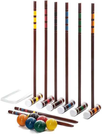 Franklin Sports Intermediate Croquet Set with Carrying Case