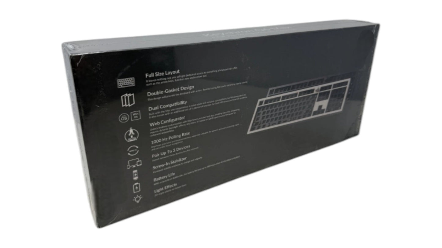 Keychron Q6 Max QMK/VIA Wireless Custom Mechanical Keyboard Barebone Knob Ver...