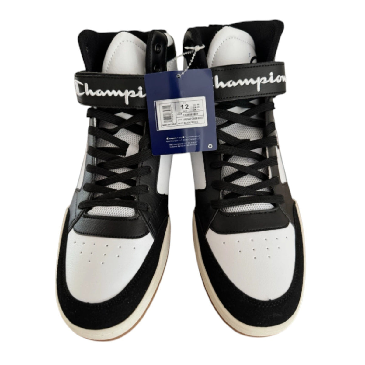 NEW Champion Arena Power Hi & Low Men’s Black/White or Black/Tan Sneakers