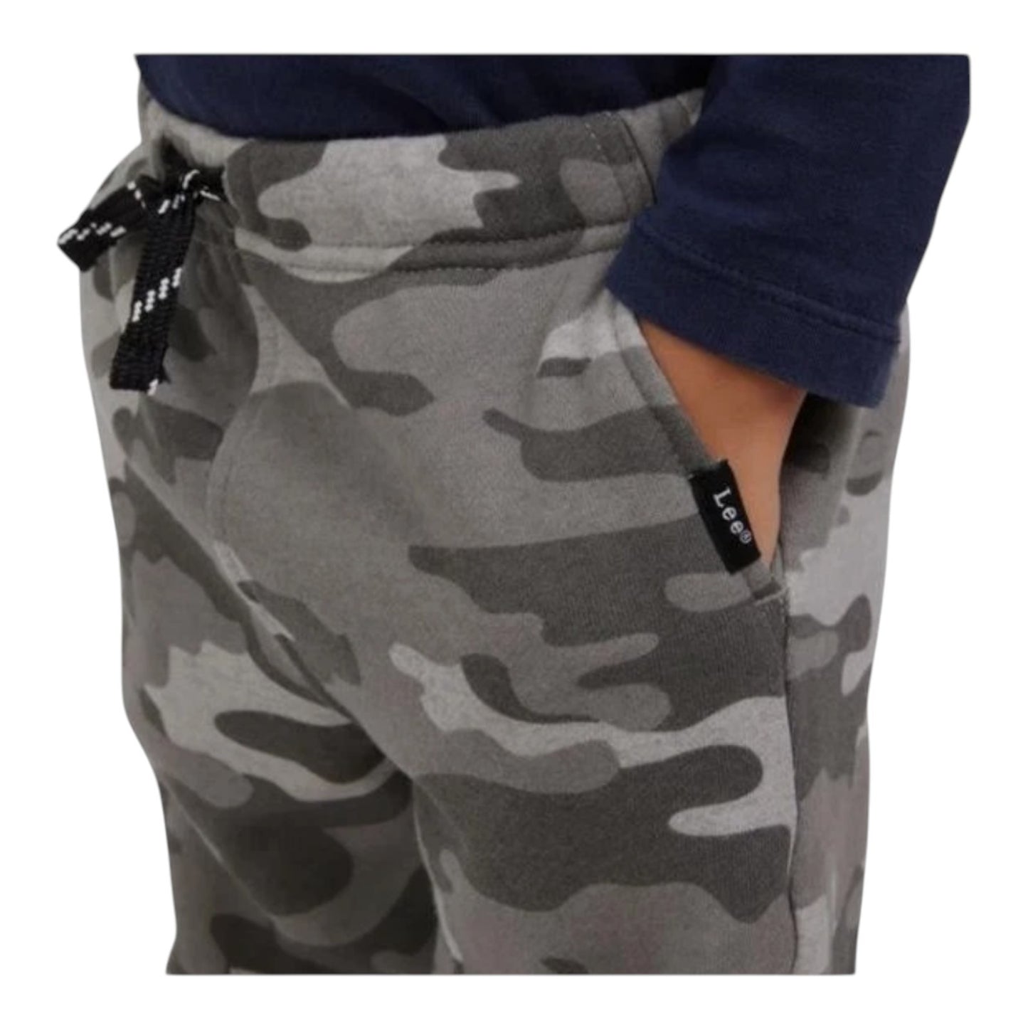 Lee Boys Girls Jogger Light Blue Navy Blue Gray Grey 3-Pack Pants Pockets Active