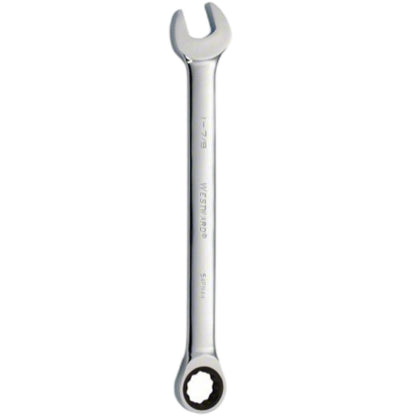 WESTWARD Combination Wrench: Alloy Steel, Chrome, 1 7/8 in Head Size 25 3/8, SAE