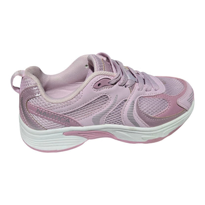 Nautica Girls White and Pink Sneakers - Monroe KN10771S - Missy Athletic -