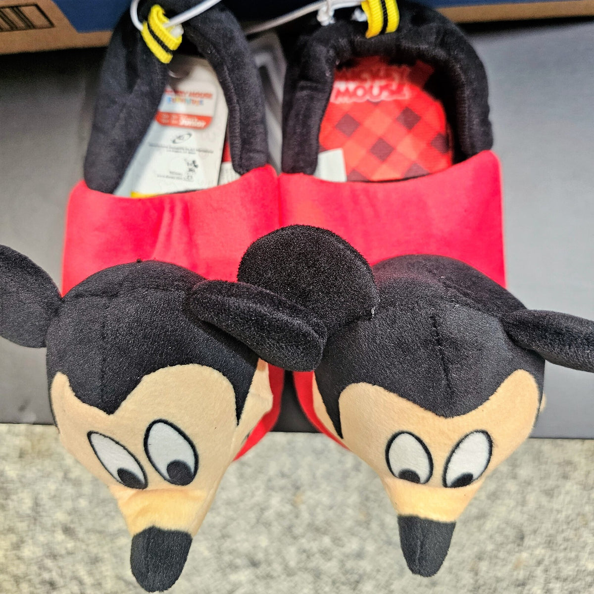 Disney Junior MICKEY MOUSE Toddler Slip-On Slippers - Size XL (11-12)