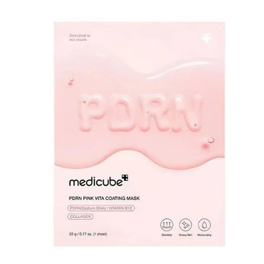 medicube Salmon DNA PDRN Pink Vita Coating Mask - 1pcs - Hydration & Firming