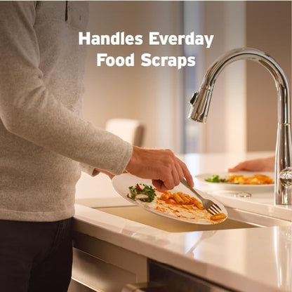 In-Sink-Erator Badger 1 With Cord Garbage Disposal, Badger, 11 3/8 In H