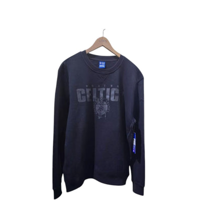 NBA Boston Celtics Crewneck Hoodless Sweatshirt, Black
