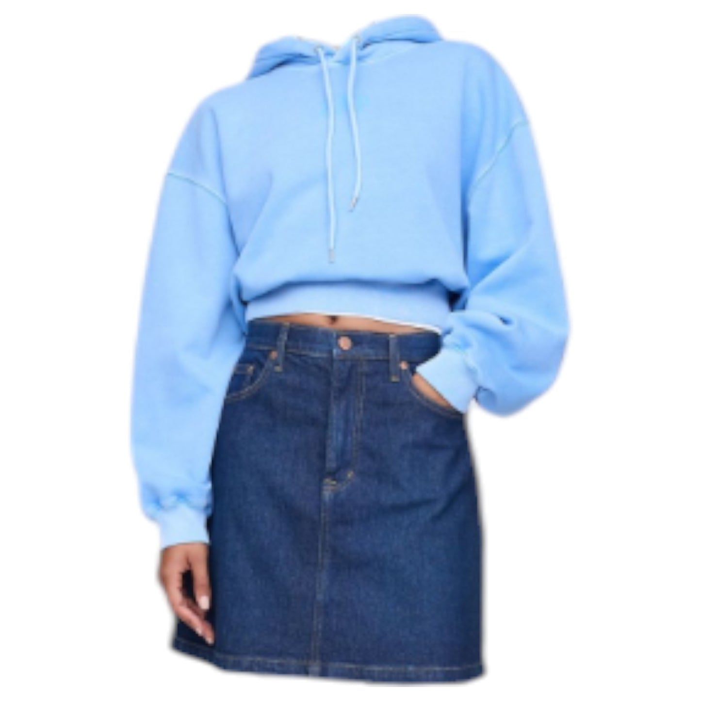 Gap Vintage Soft Cropped Hoodie | #523563 | S, M, L | Brown or Blue