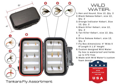 Wild Water Fly Fishing Tenkara Fly Fishing Kit, 6 ft Rod
