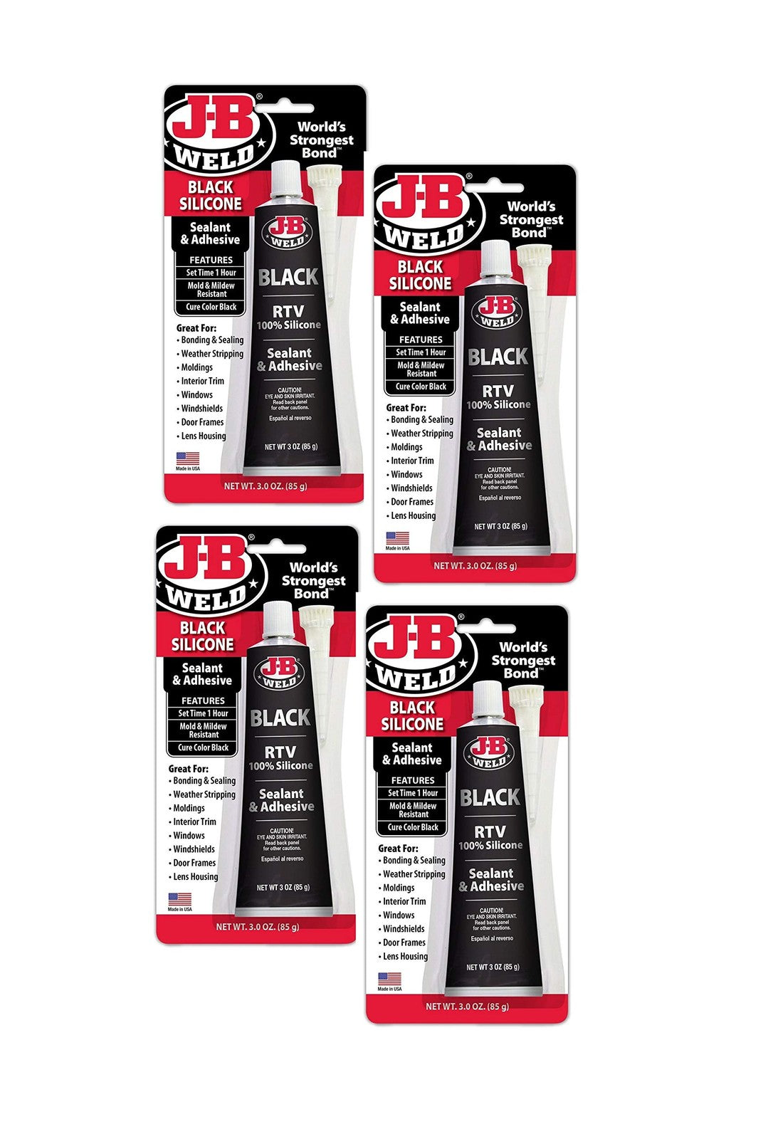 J-B Weld Black RTV Sealant - 3 oz.