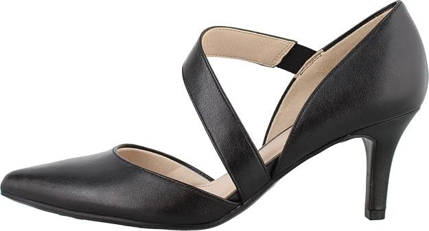 LifeStride Womens Suki Pumps Black Heirloom 6.5 Women's Heels New