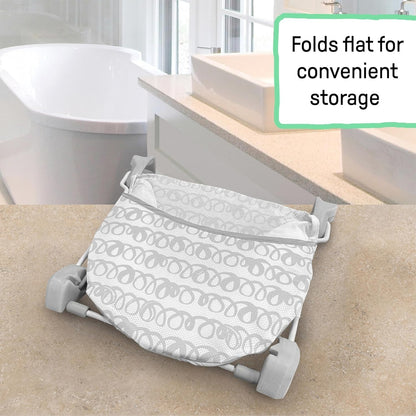 Ingenuity Foldaway 2-Position Baby Bath Seat, Adjustable Support for Sink, Bath