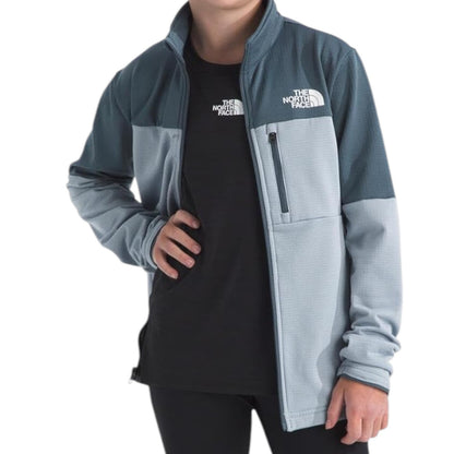 The North Face Hike Midlayer Full Zip Jacket - Teens - Frost Grey - Size M & L